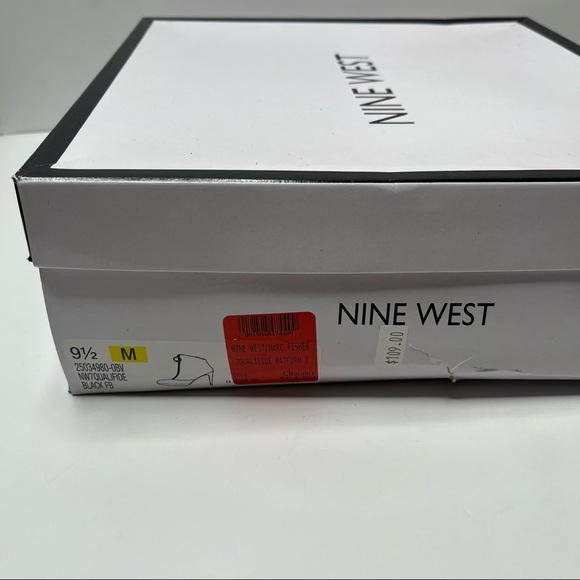 NWB Nine West Black Suede Booties | Heeled Boots - Picture 9 of 9